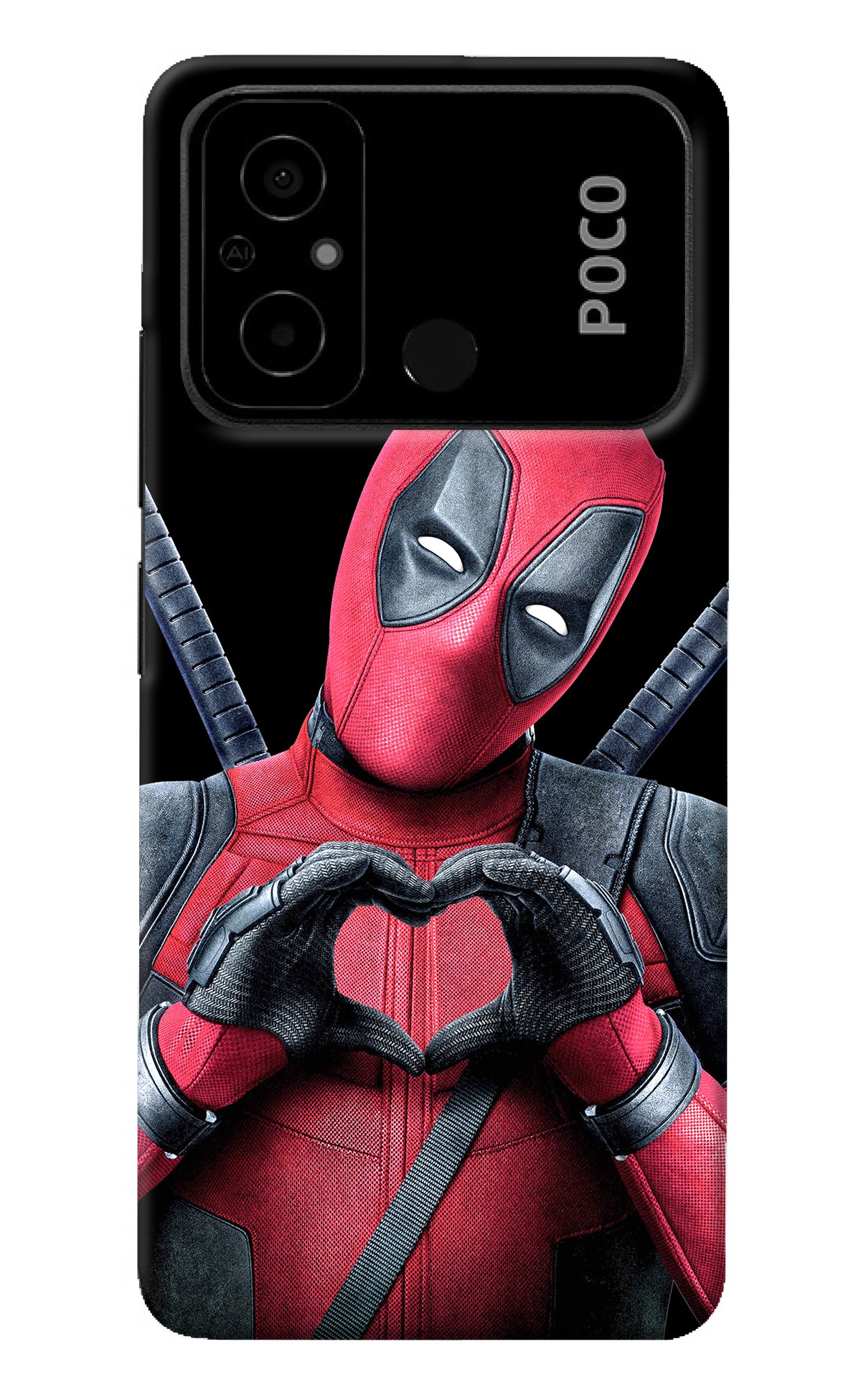 Deadpool Poco C55 Back Cover