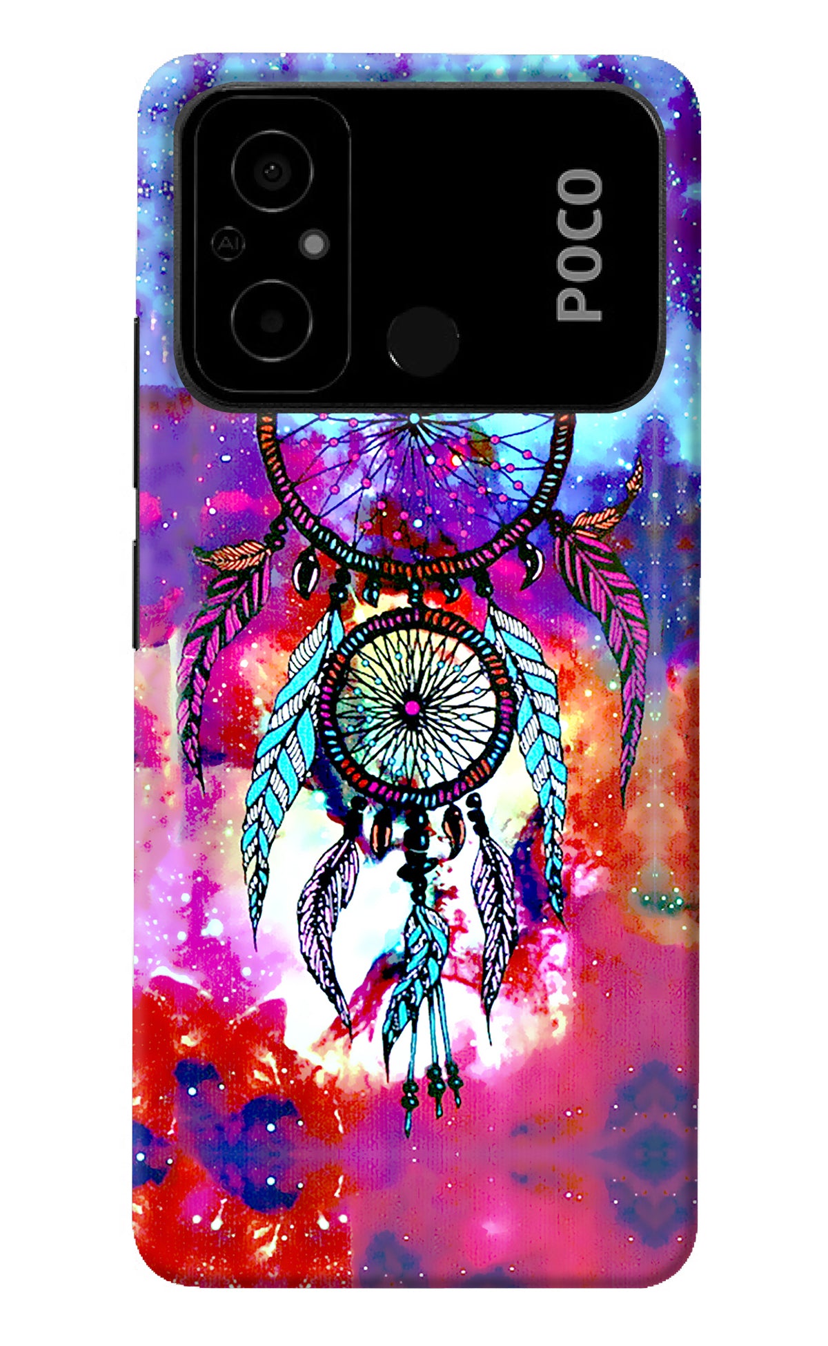 Dream Catcher Abstract Poco C55 Back Cover