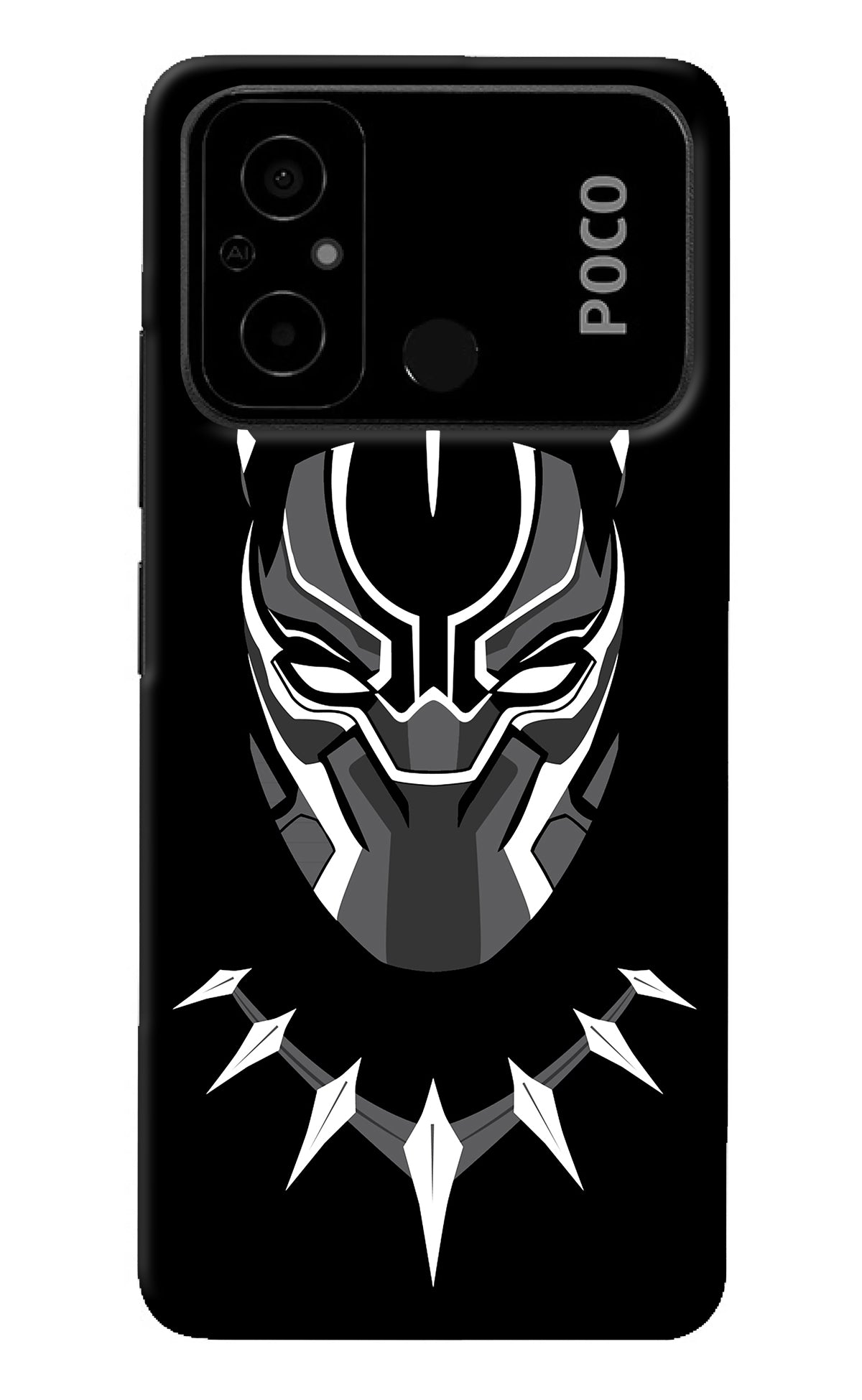 Black Panther Poco C55 Back Cover