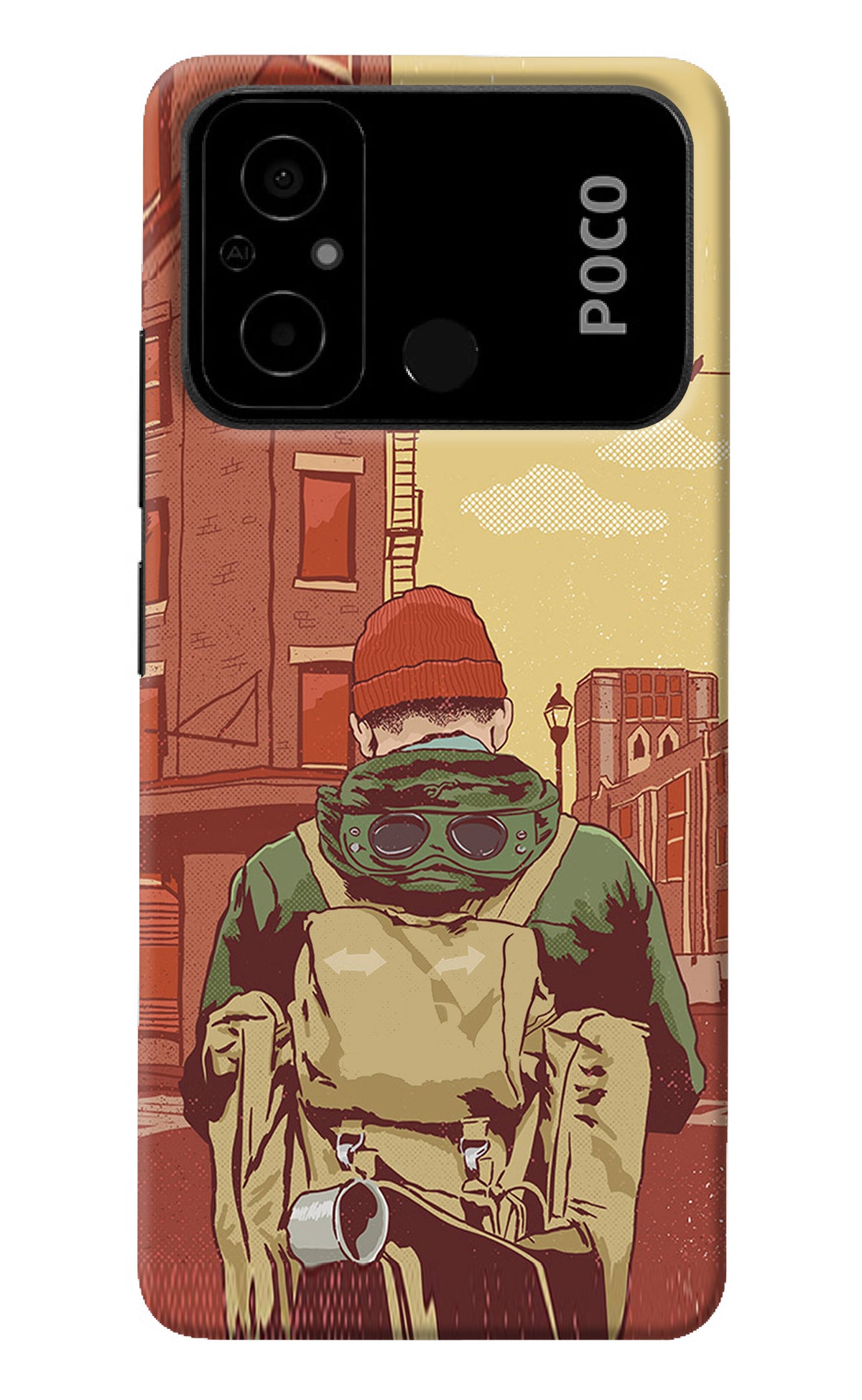 Adventurous Poco C55 Back Cover