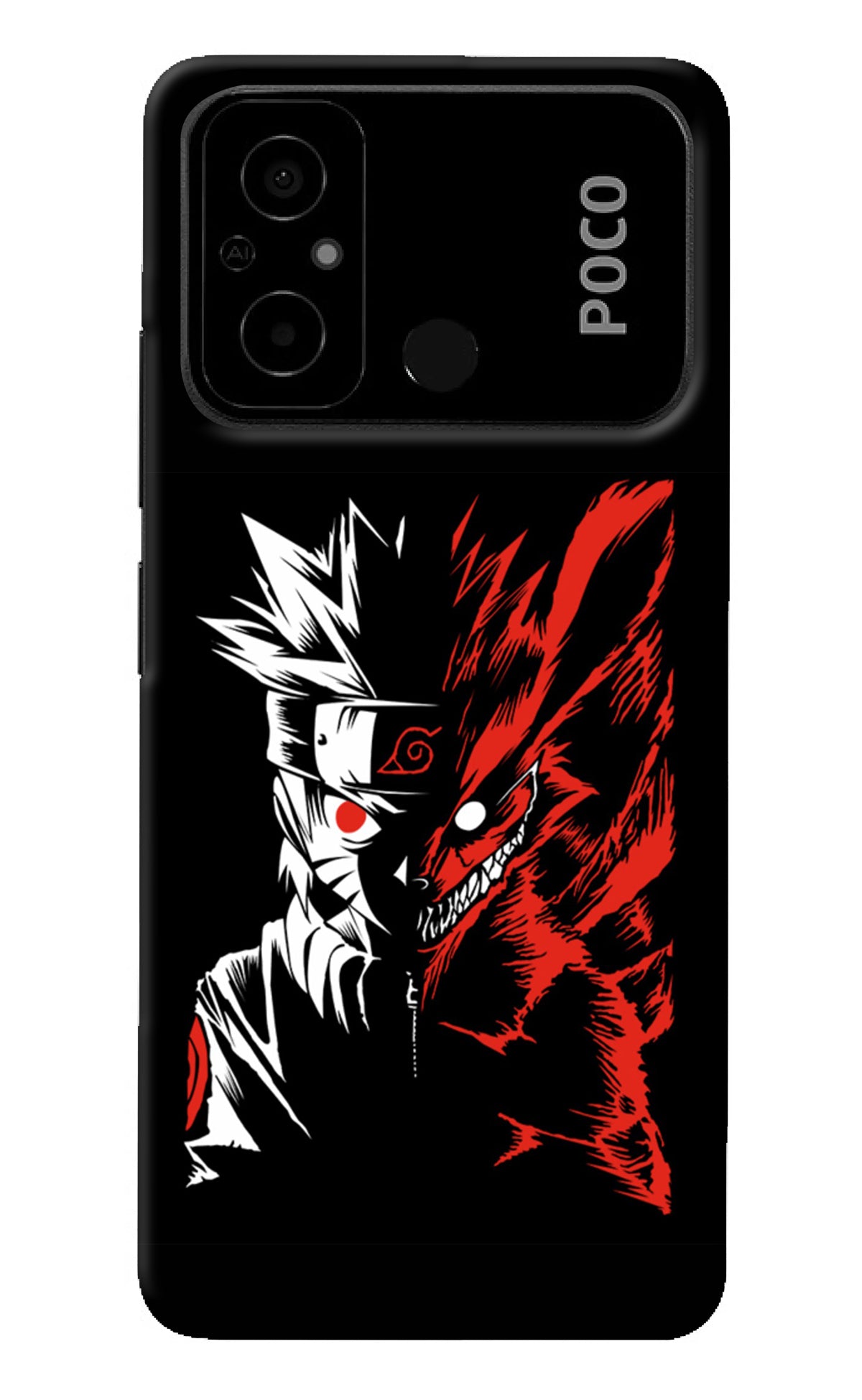 Naruto Two Face Poco C55 Back Cover