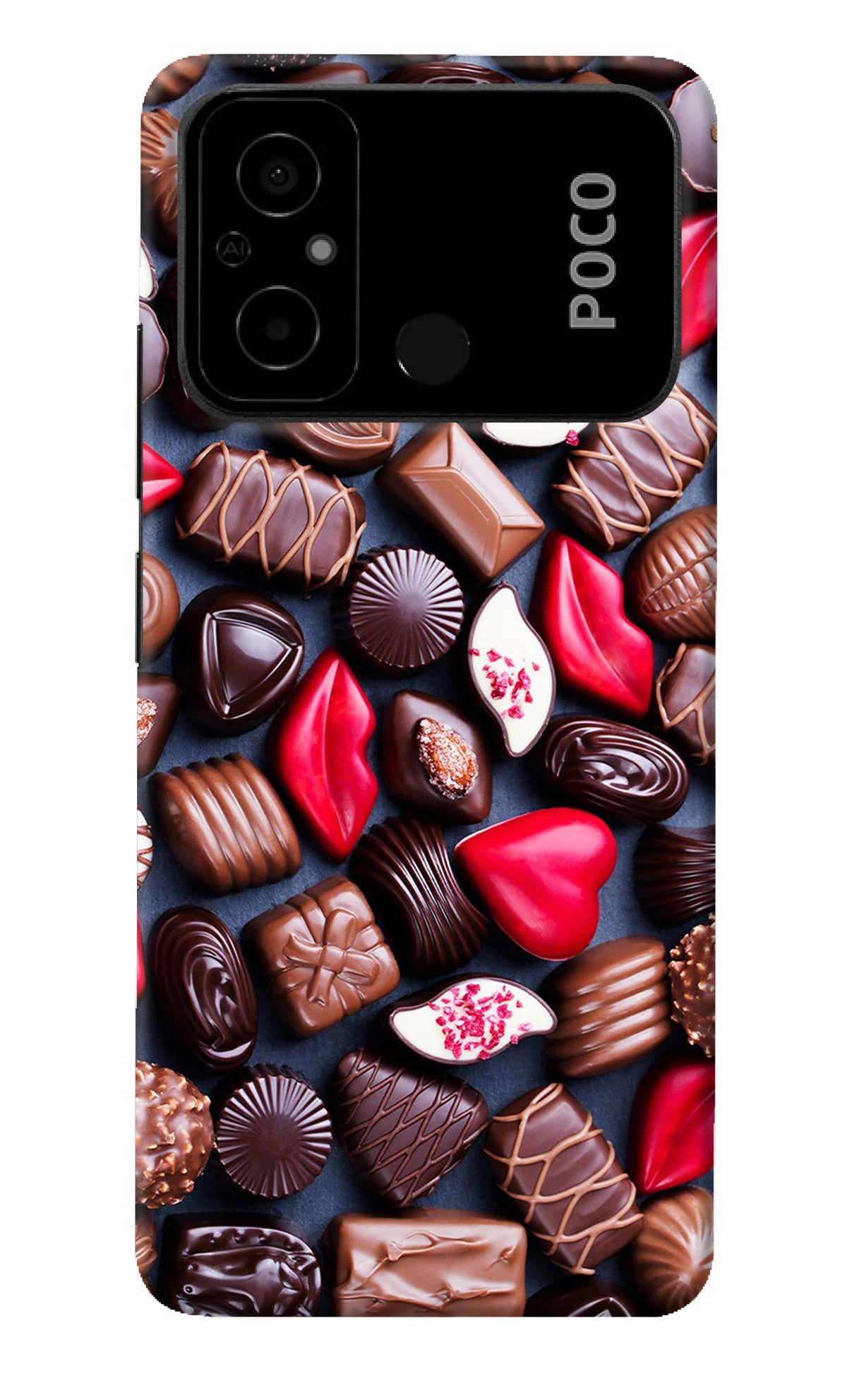 Chocolates Poco C55 Back Cover