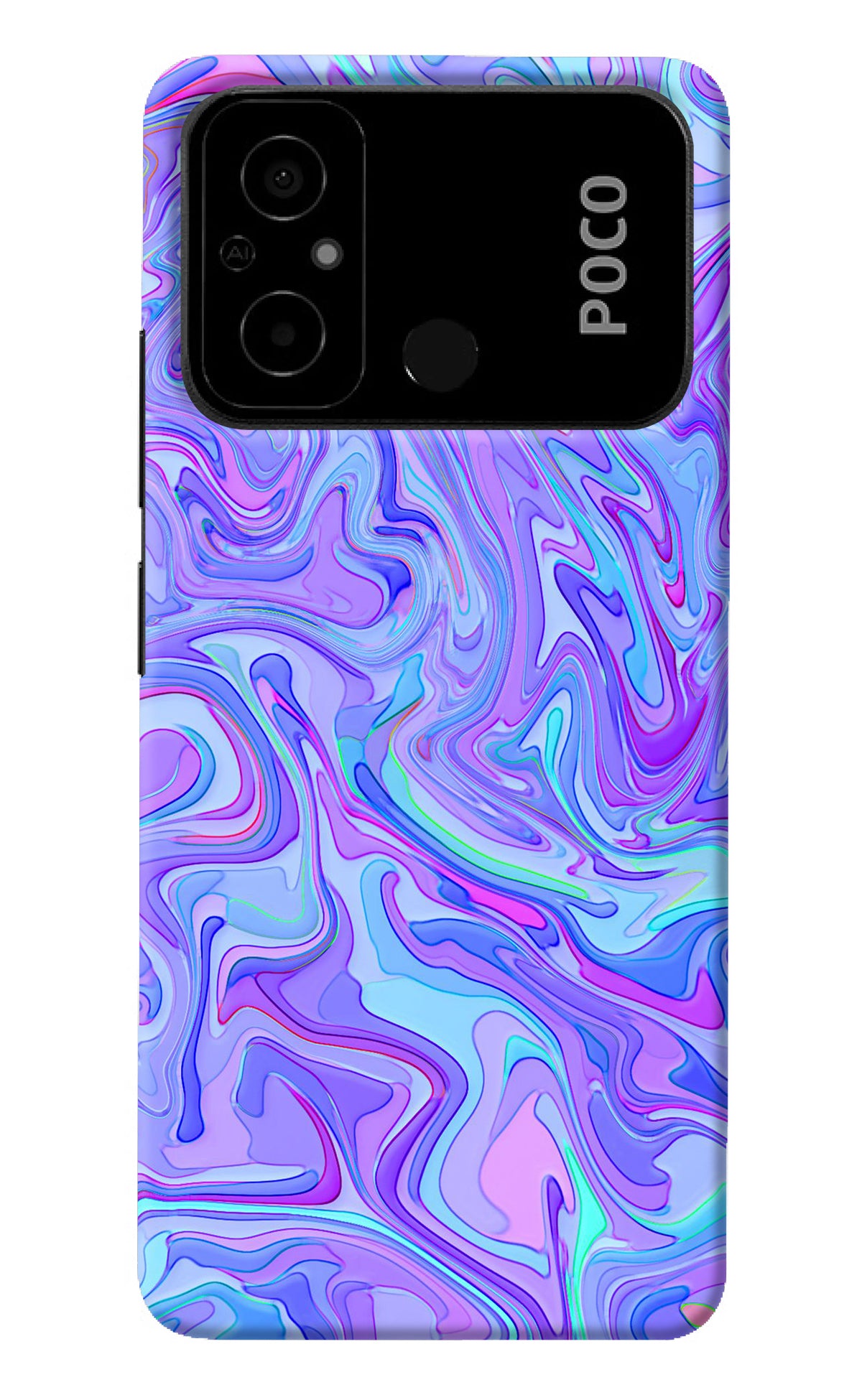 Glitter Poco C55 Back Cover