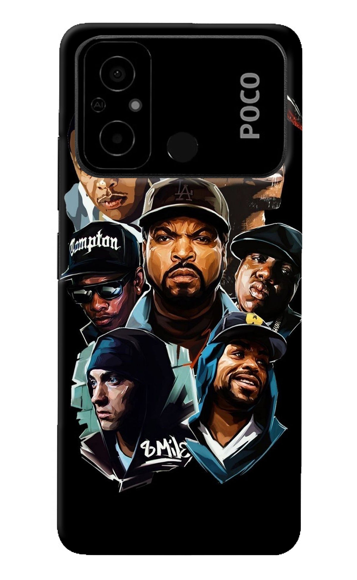 Rappers Poco C55 Back Cover