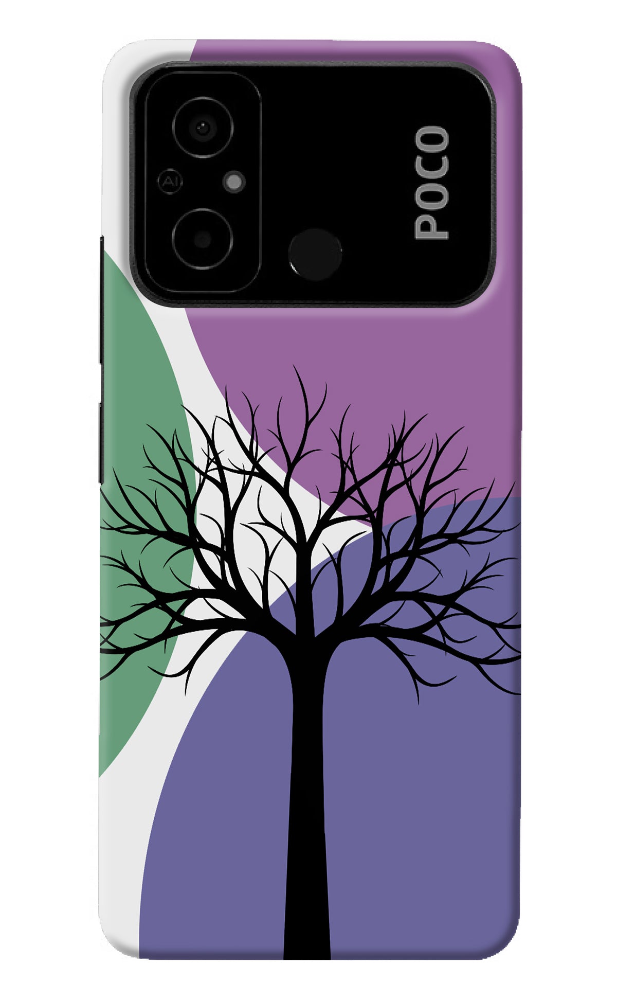 Tree Art Poco C55 Back Cover