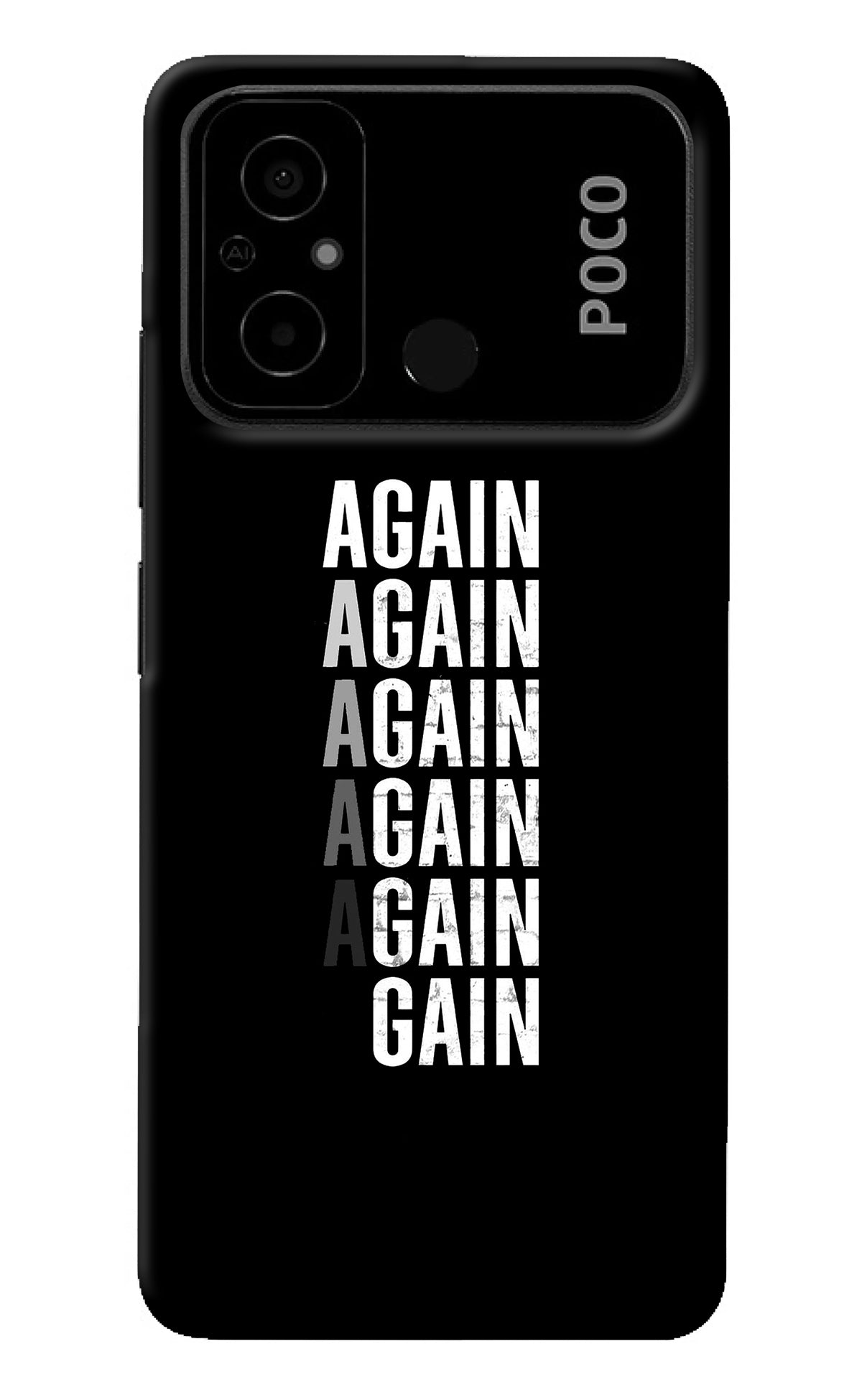 Again Again Gain Poco C55 Back Cover