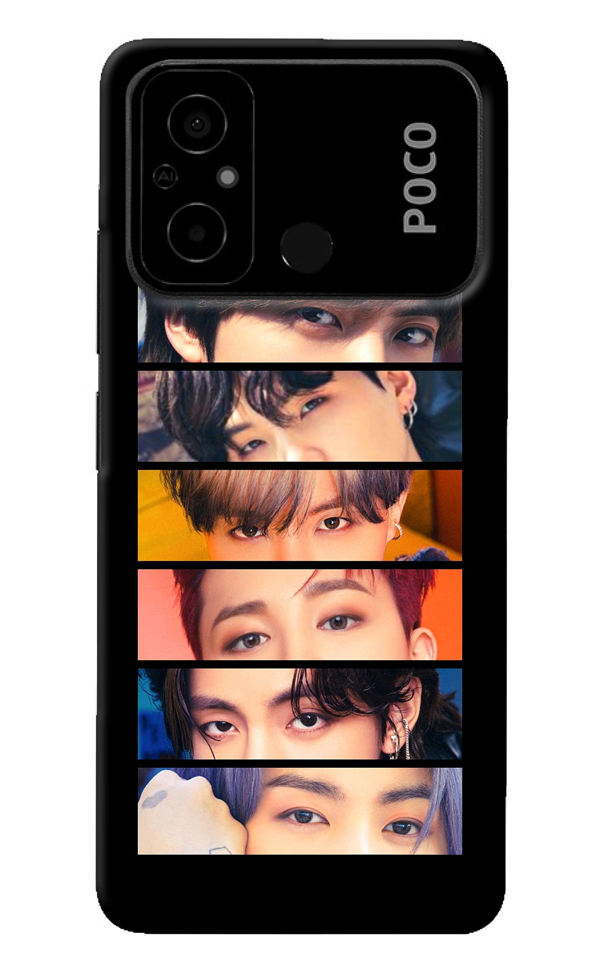 BTS Eyes Poco C55 Back Cover