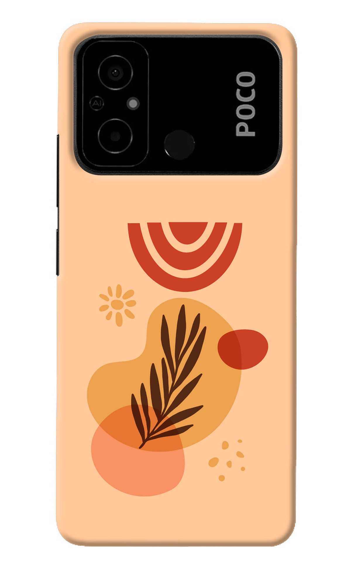 Bohemian Style Poco C55 Back Cover