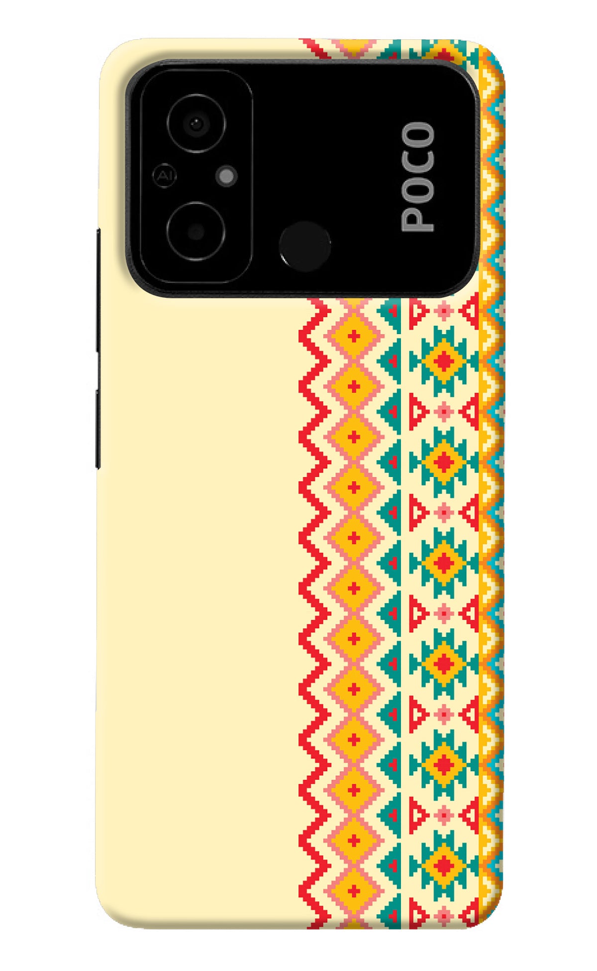 Ethnic Seamless Poco C55 Back Cover