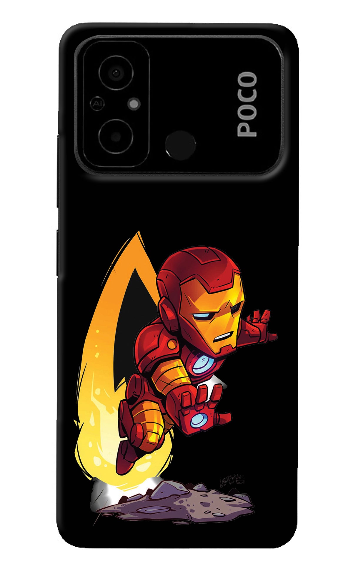 IronMan Poco C55 Back Cover