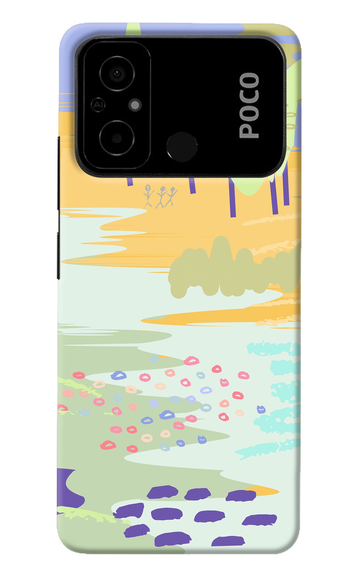 Scenery Poco C55 Back Cover