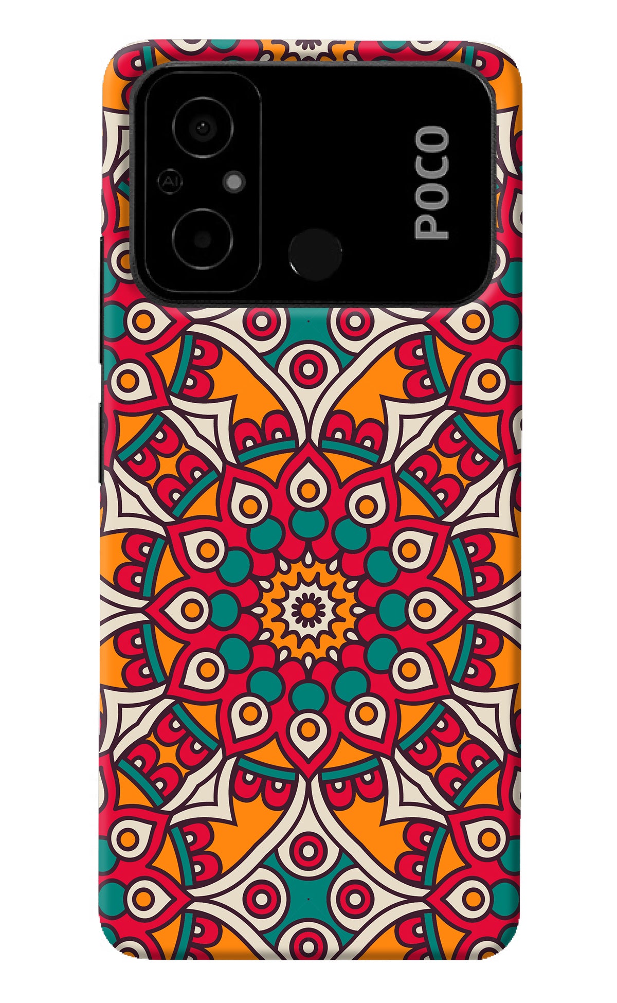 Mandala Art Poco C55 Back Cover