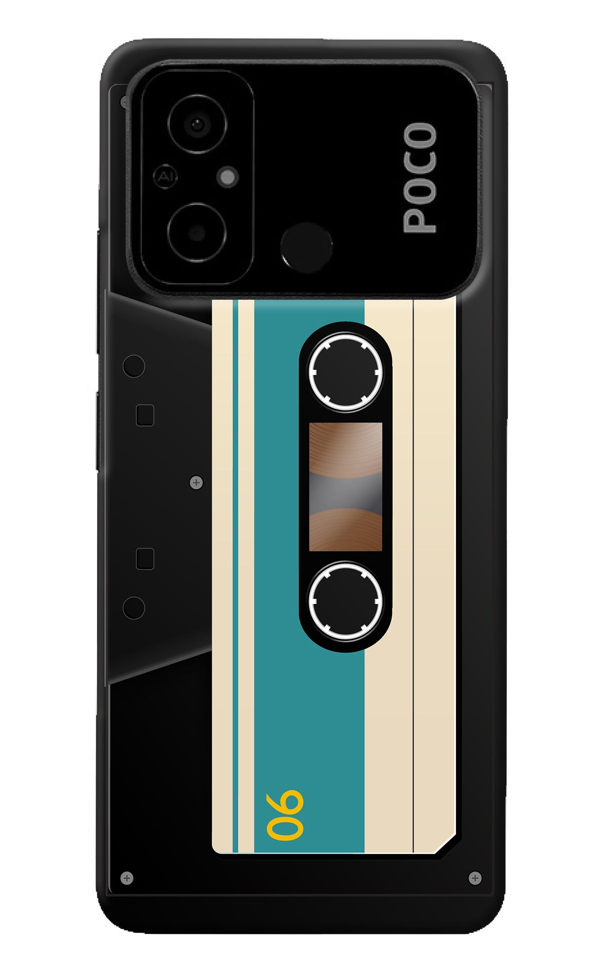 Cassette Poco C55 Back Cover