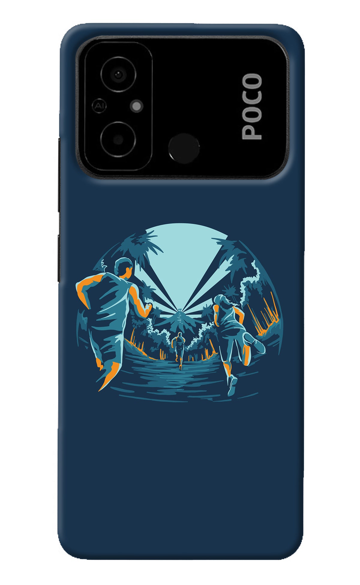 Team Run Poco C55 Back Cover