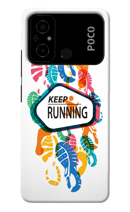 Keep Running Poco C55 Back Cover