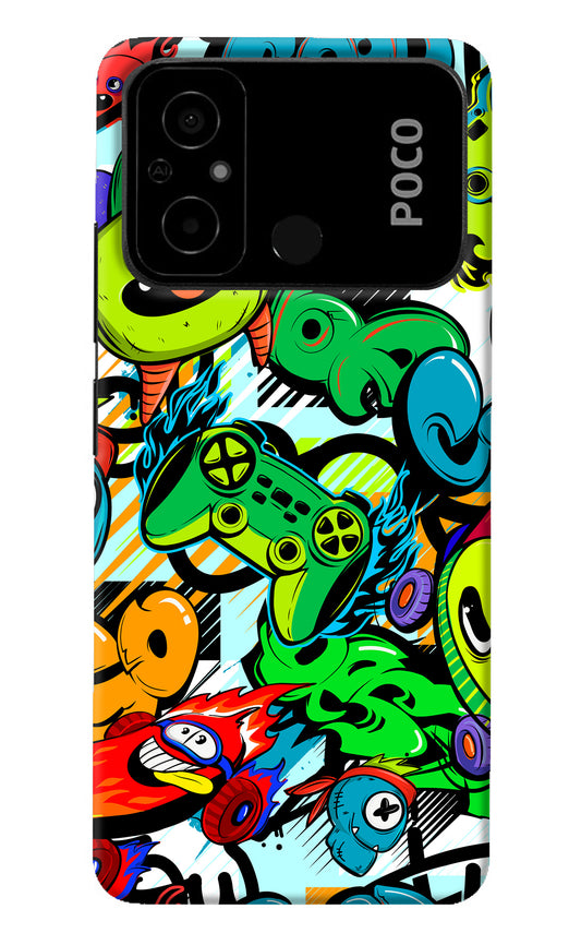Game Doodle Poco C55 Back Cover