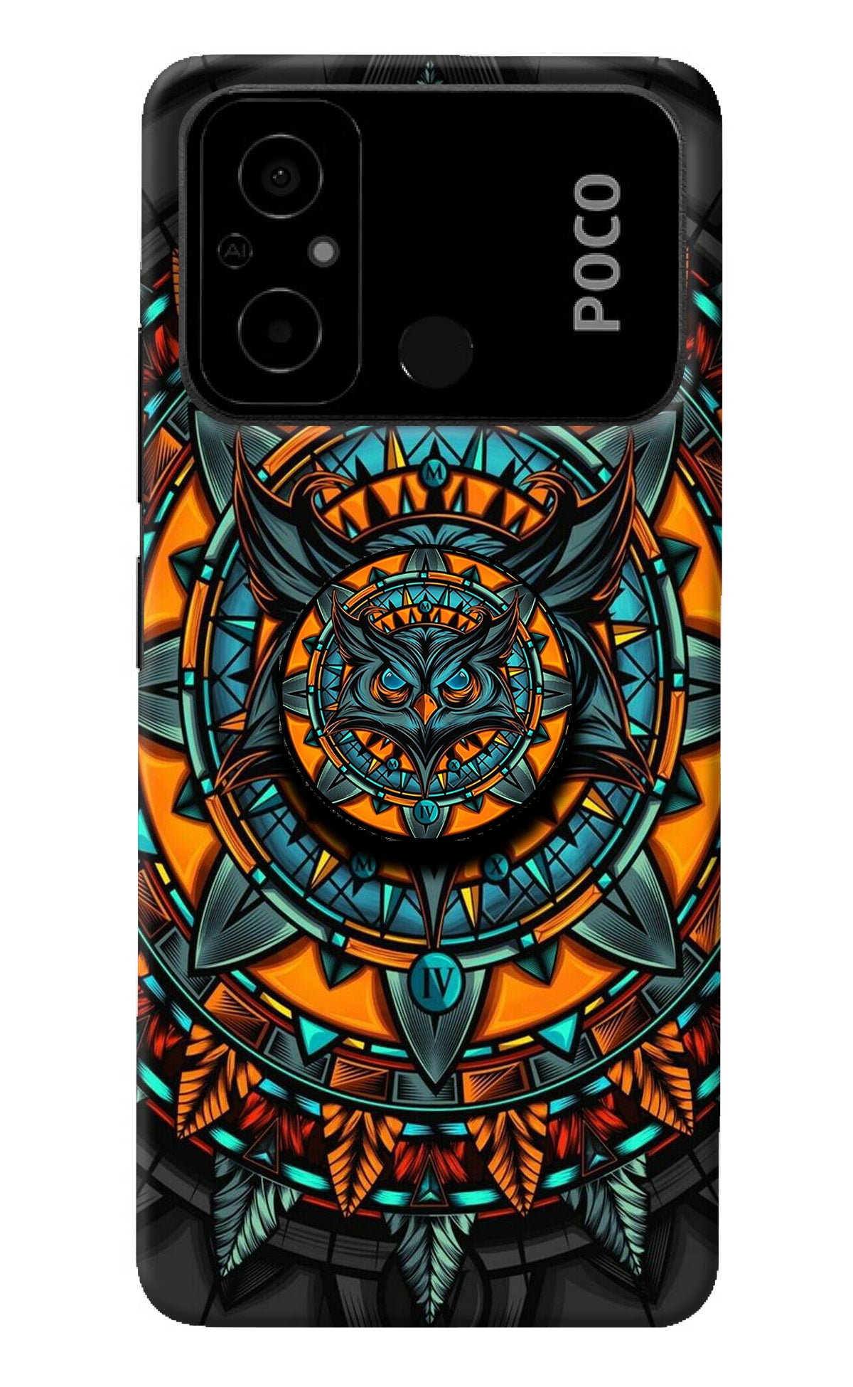 Angry Owl Poco C55 Pop Case