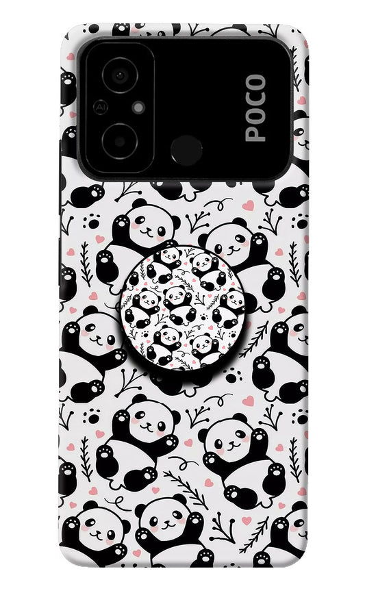 Cute Panda Poco C55 Pop Case