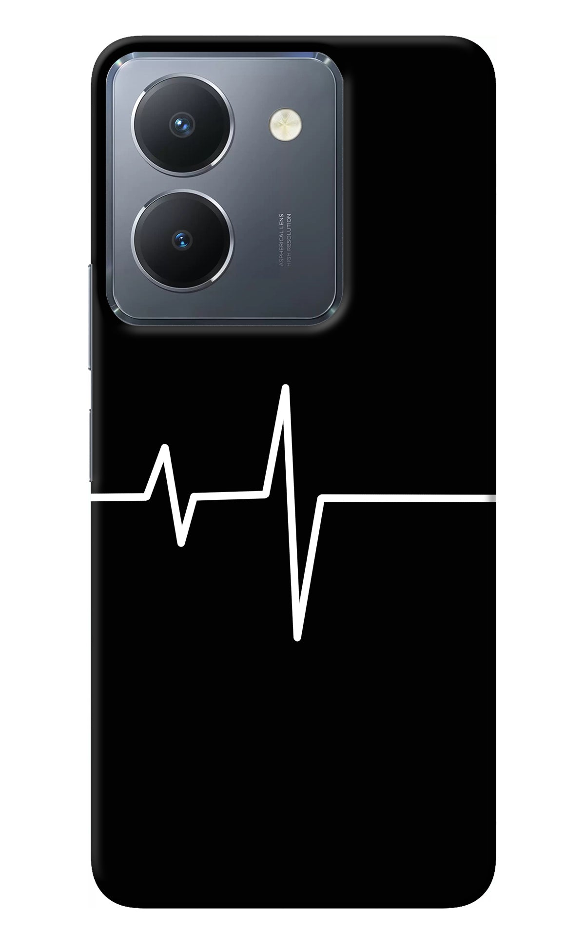 Heart Beats Vivo Y36 Back Cover