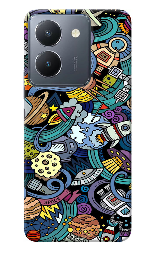 Space Abstract Vivo Y36 Back Cover