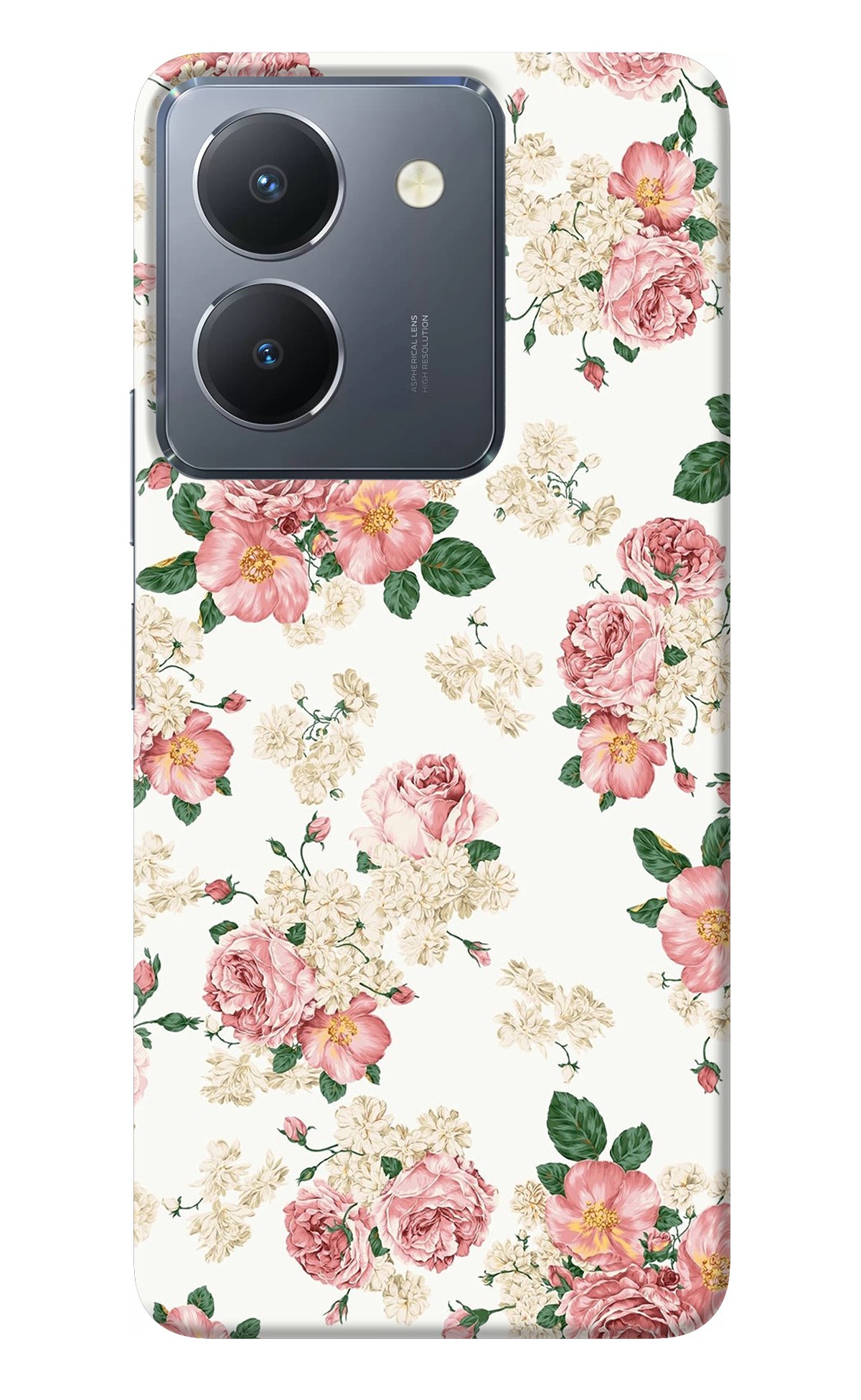 Flowers Vivo Y36 Back Cover