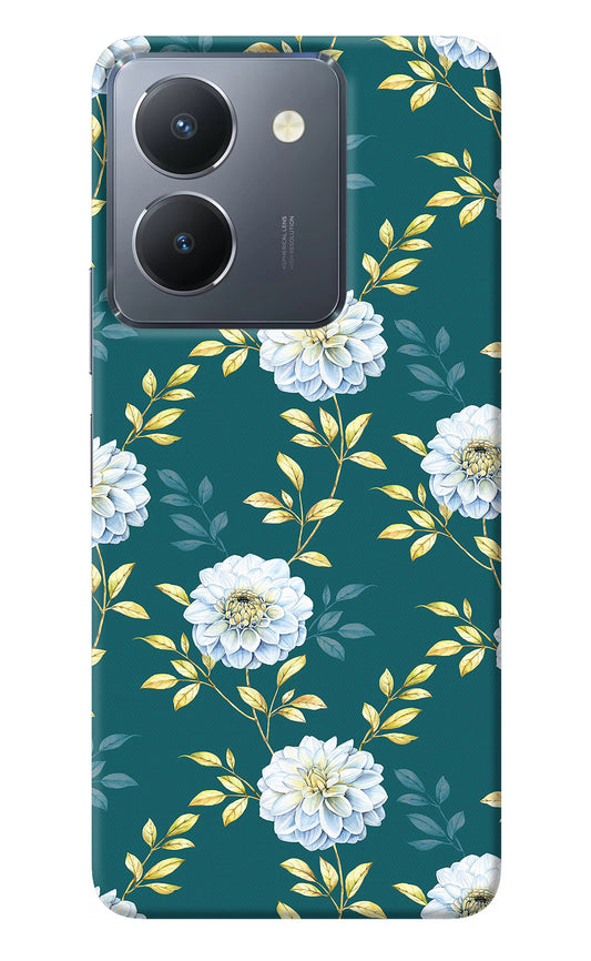 Flowers Vivo Y36 Back Cover