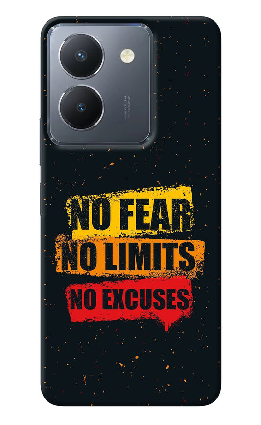 No Fear No Limits No Excuse Vivo Y36 Back Cover