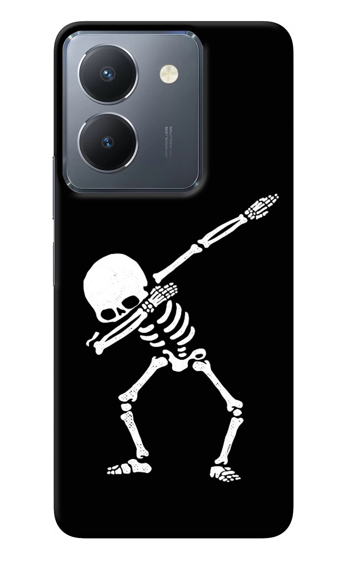 Dabbing Skeleton Art Vivo Y36 Back Cover