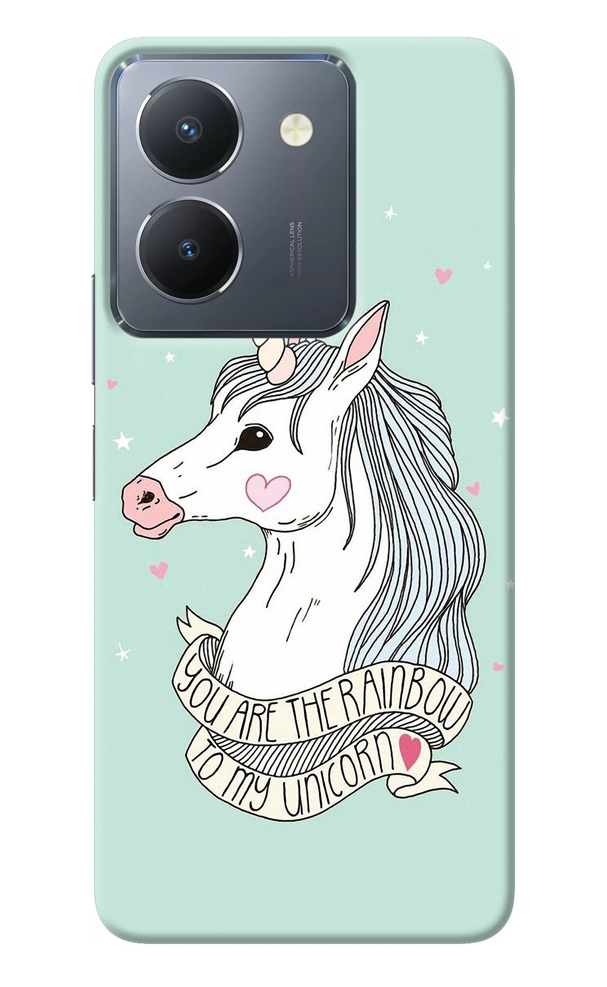 Unicorn Wallpaper Vivo Y36 Back Cover