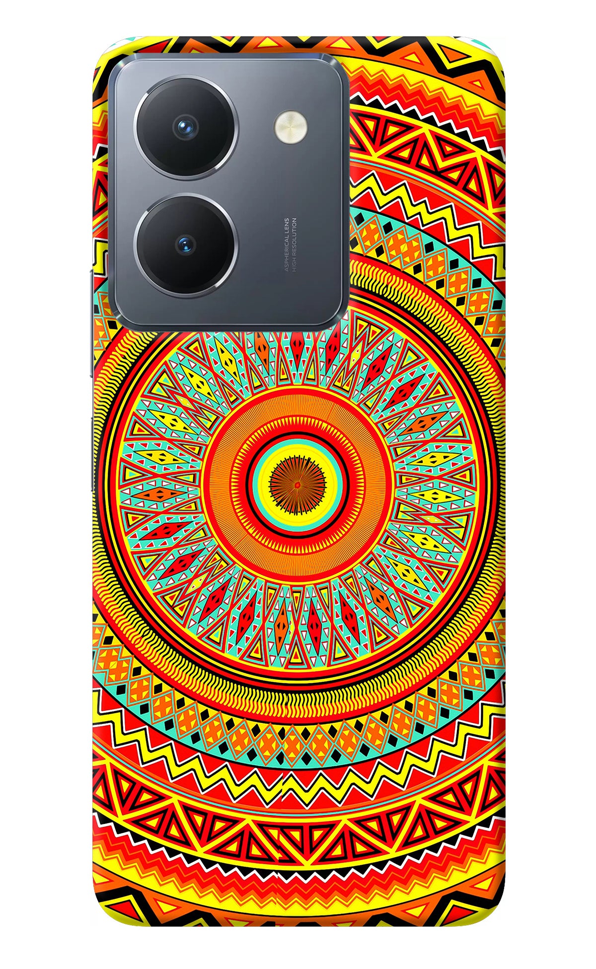 Mandala Pattern Vivo Y36 Back Cover