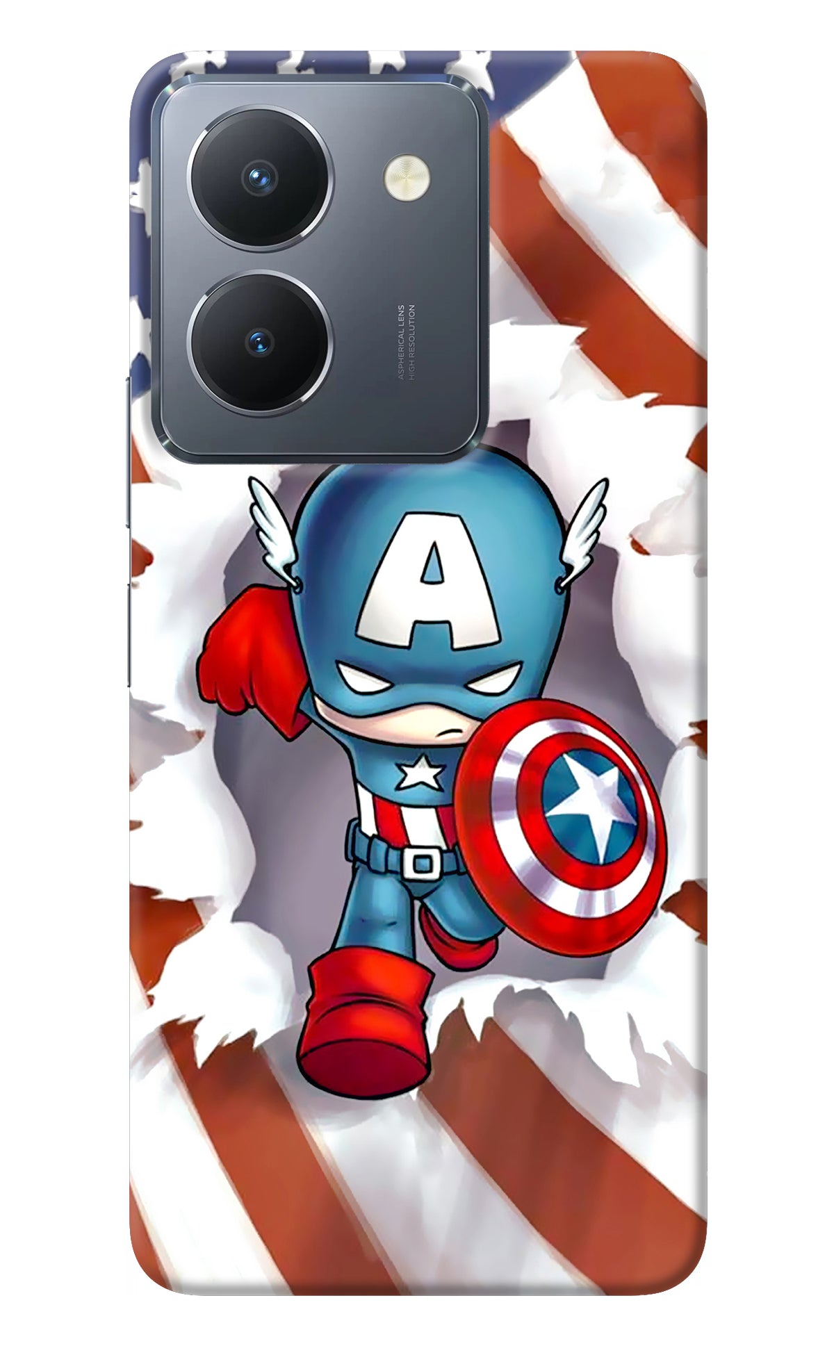 Captain America Vivo Y36 Back Cover