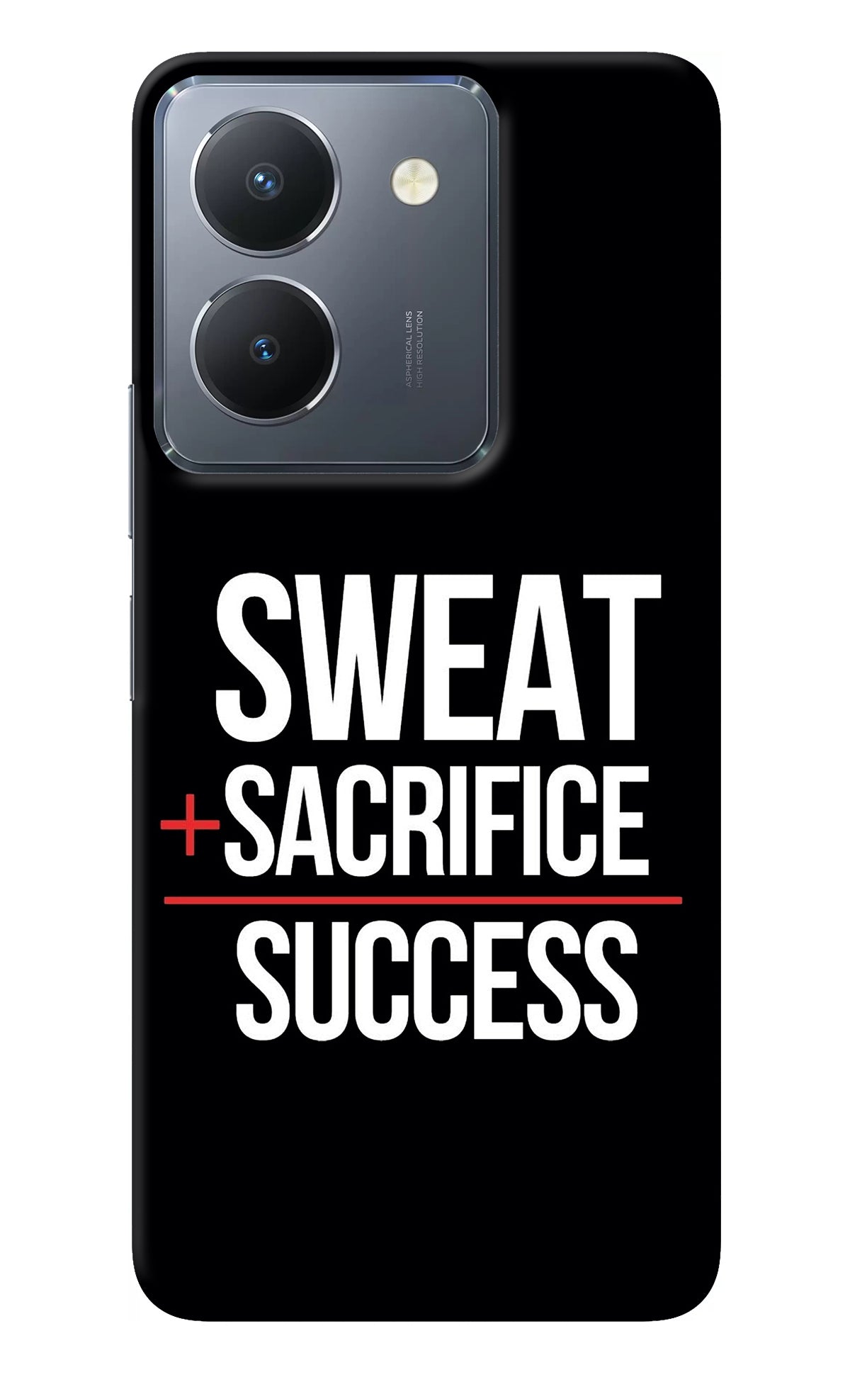 Sweat Sacrifice Success Vivo Y36 Back Cover