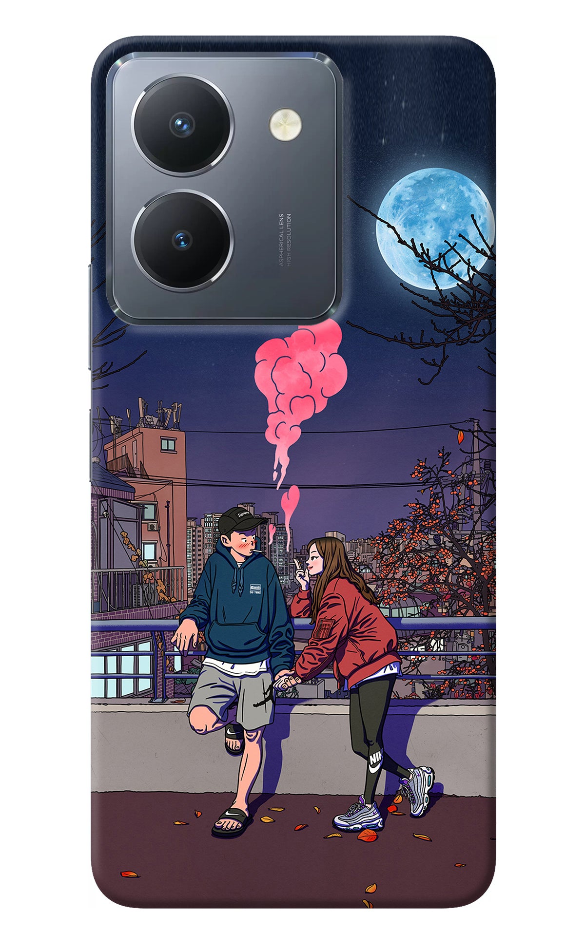 Chilling Couple Vivo Y36 Back Cover