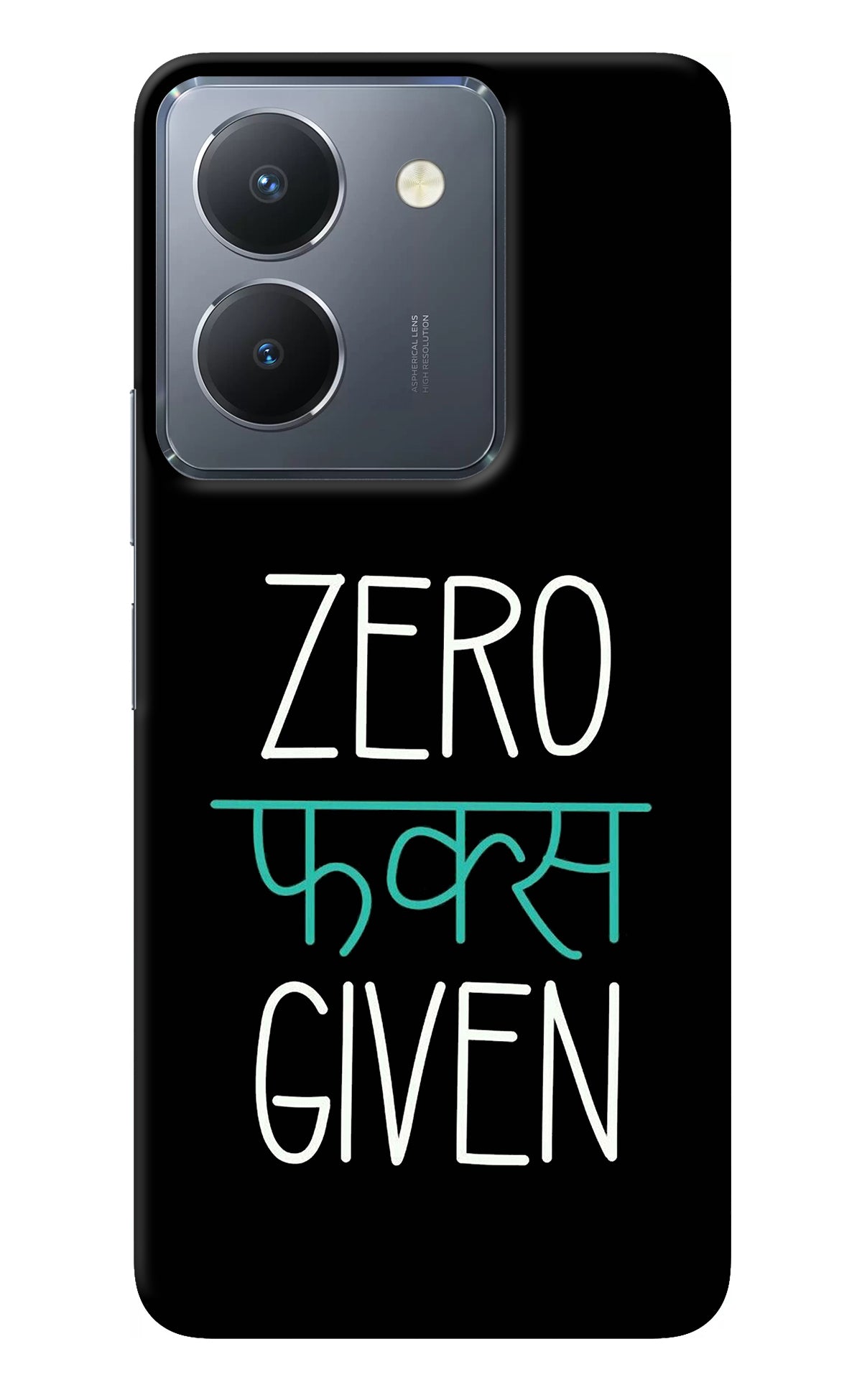 Zero Fucks Given Vivo Y36 Back Cover