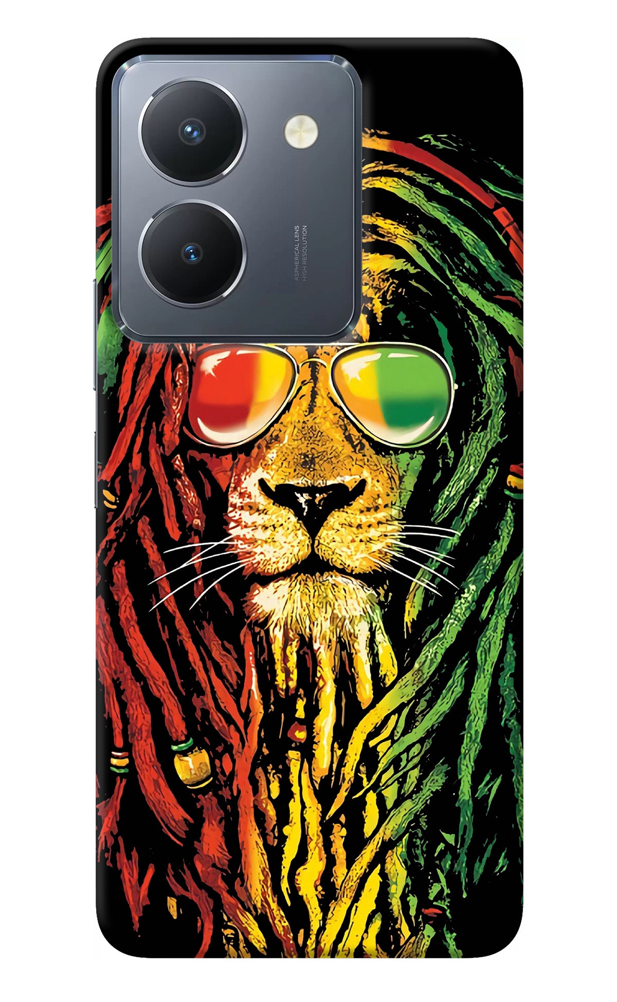 Rasta Lion Vivo Y36 Back Cover