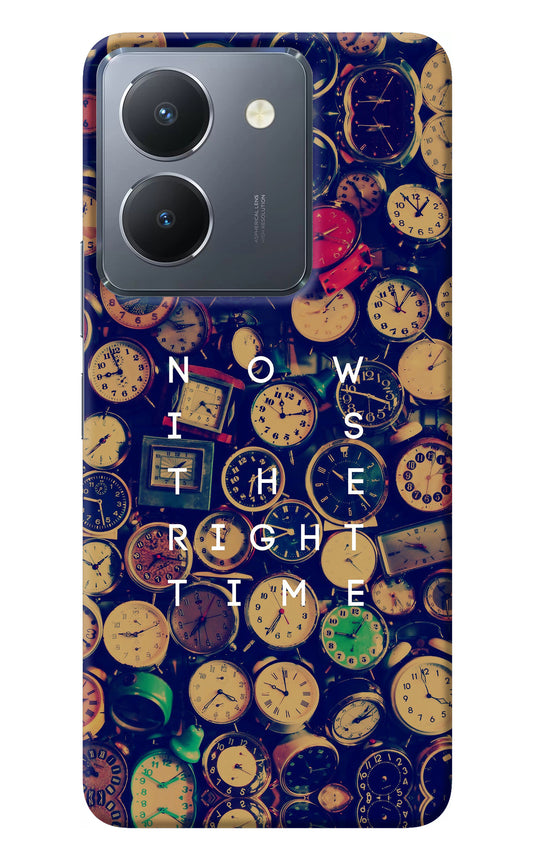 Now is the Right Time Quote Vivo Y36 Back Cover