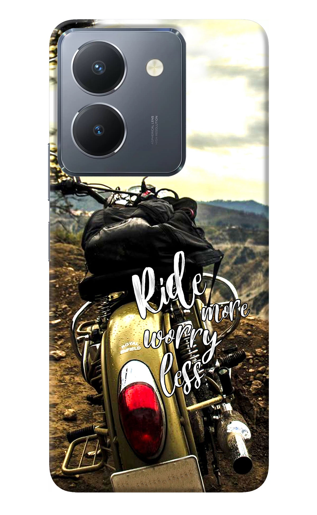 Ride More Worry Less Vivo Y36 Back Cover