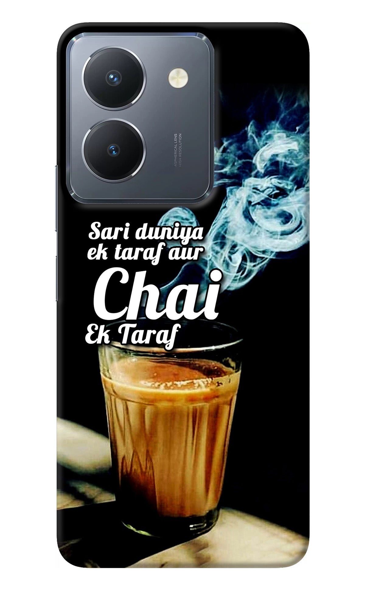 Chai Ek Taraf Quote Vivo Y36 Back Cover