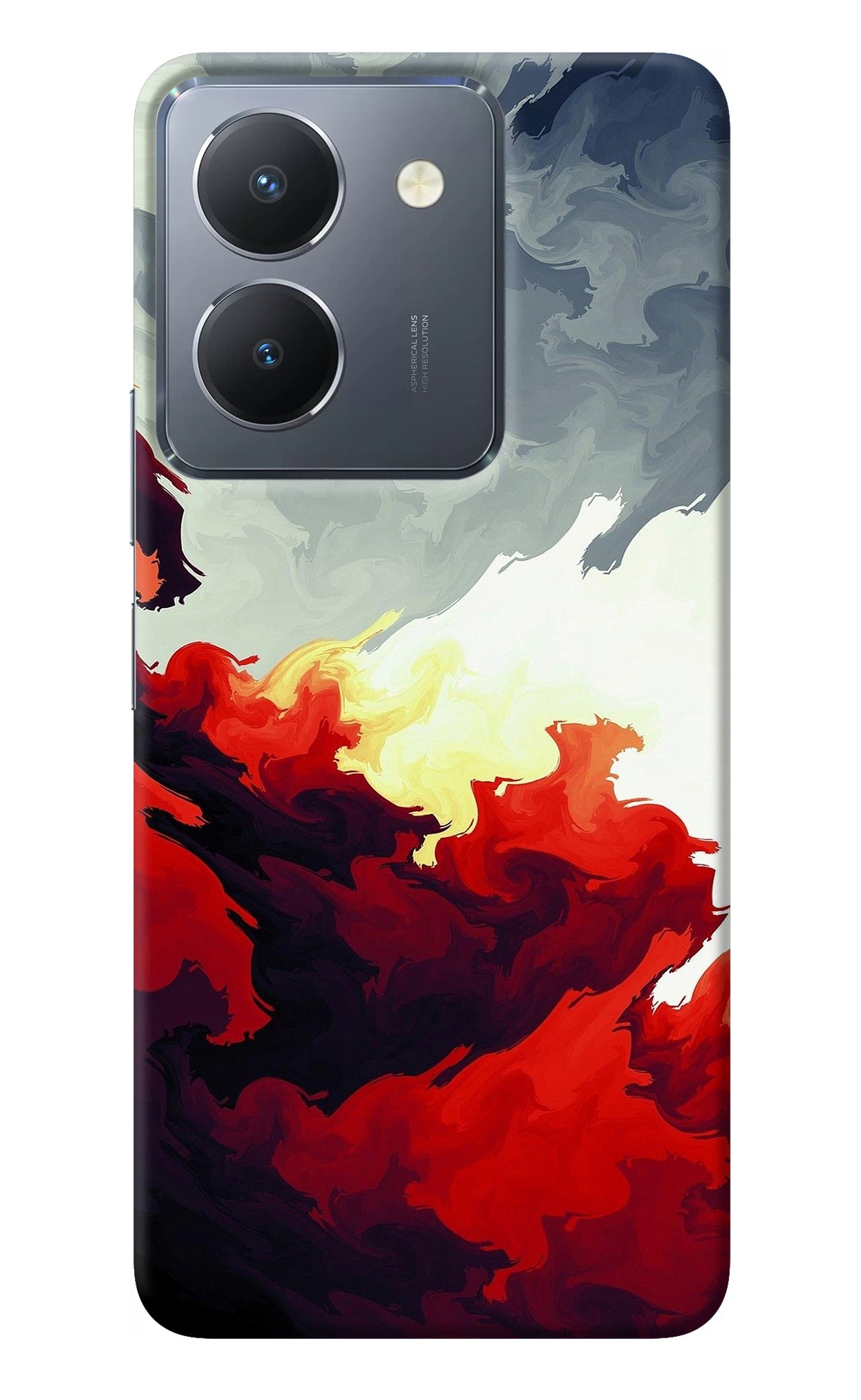 Fire Cloud Vivo Y36 Back Cover