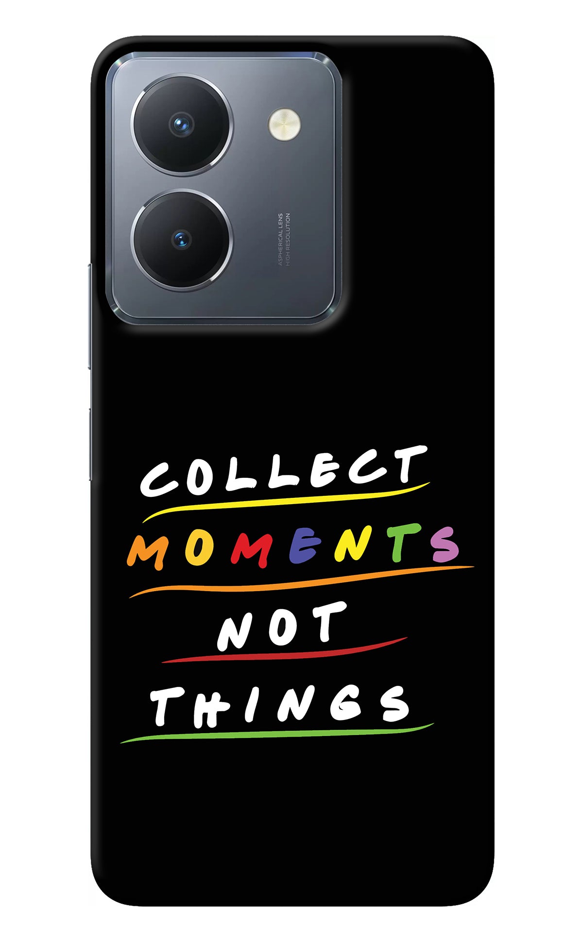 Collect Moments Not Things Vivo Y36 Back Cover