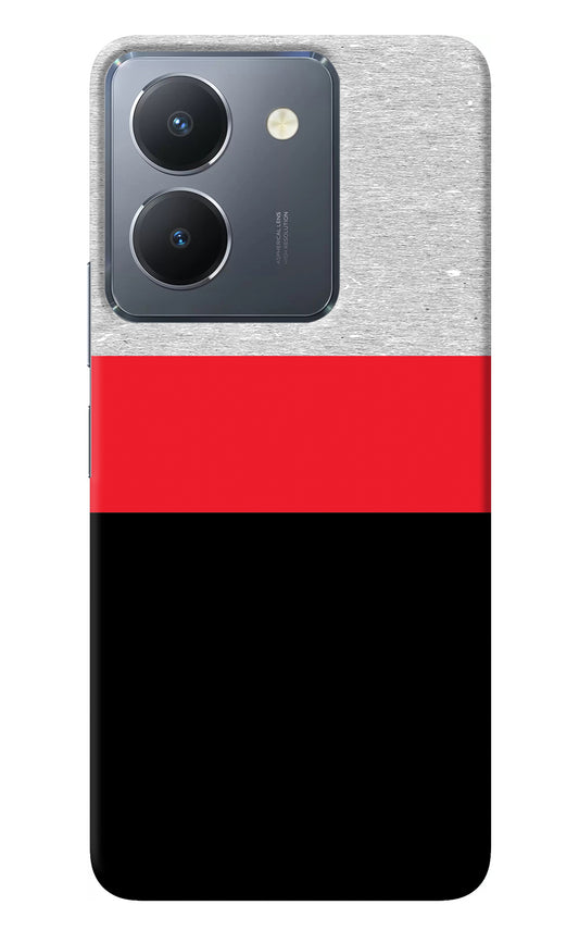 Tri Color Pattern Vivo Y36 Back Cover