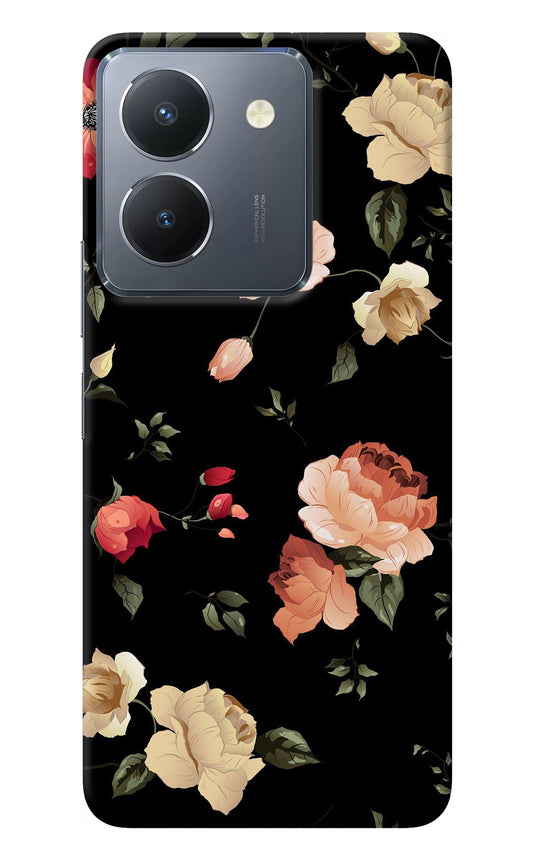 Flowers Vivo Y36 Back Cover