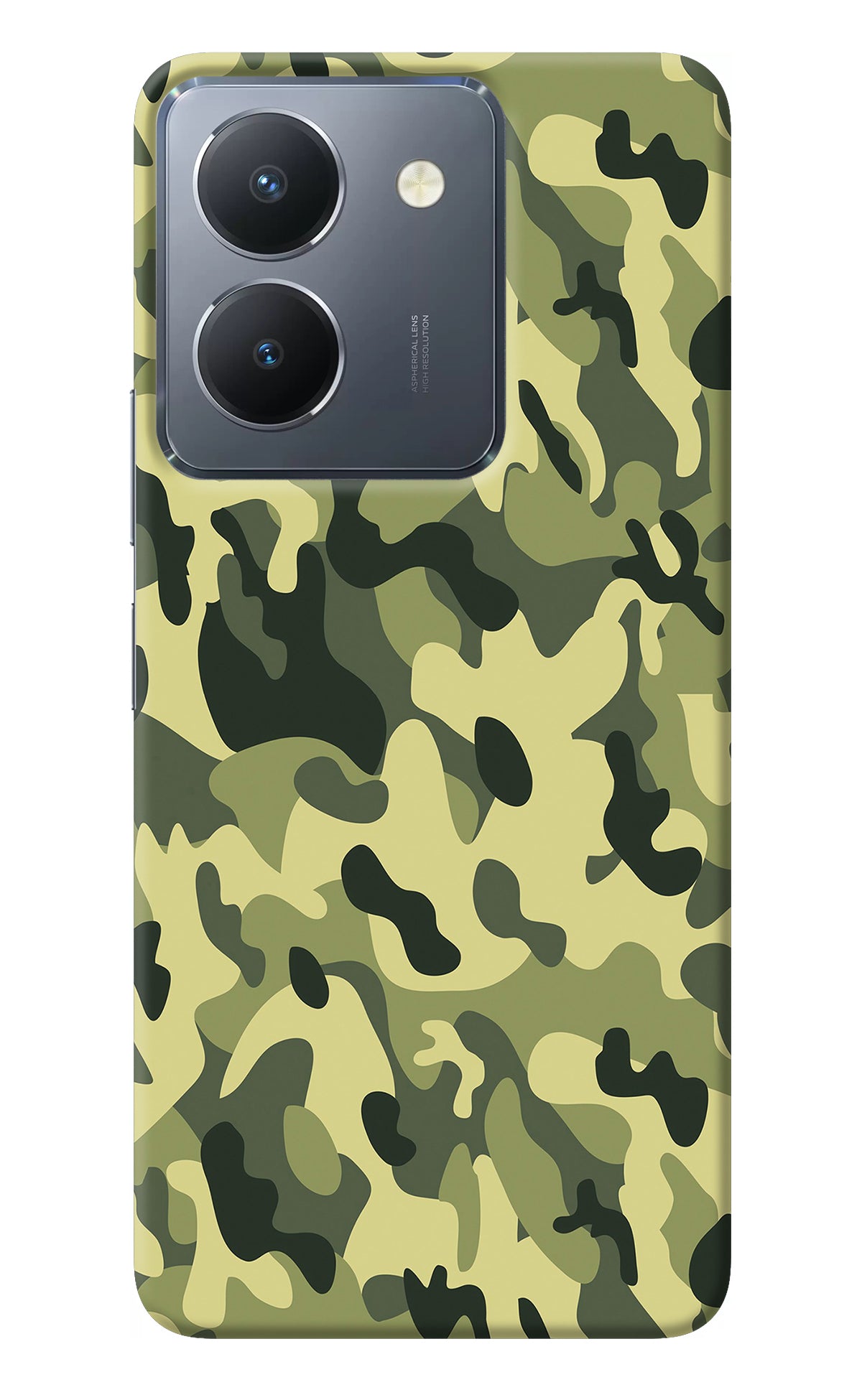 Camouflage Vivo Y36 Back Cover