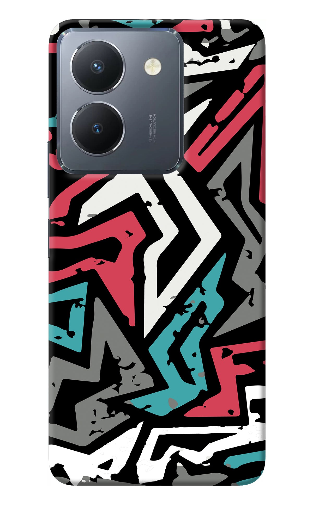 Geometric Graffiti Vivo Y36 Back Cover