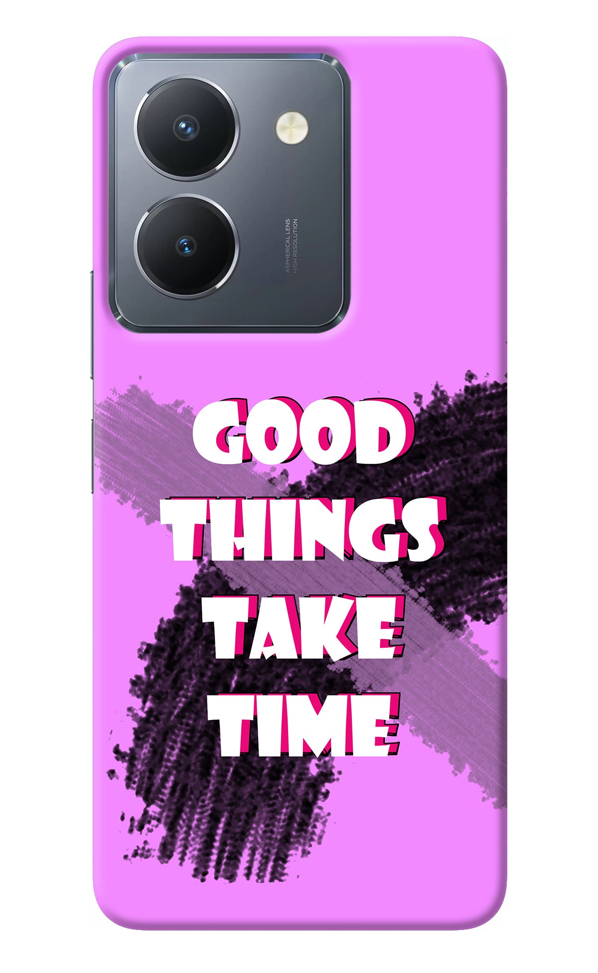 Good Things Take Time Vivo Y36 Back Cover