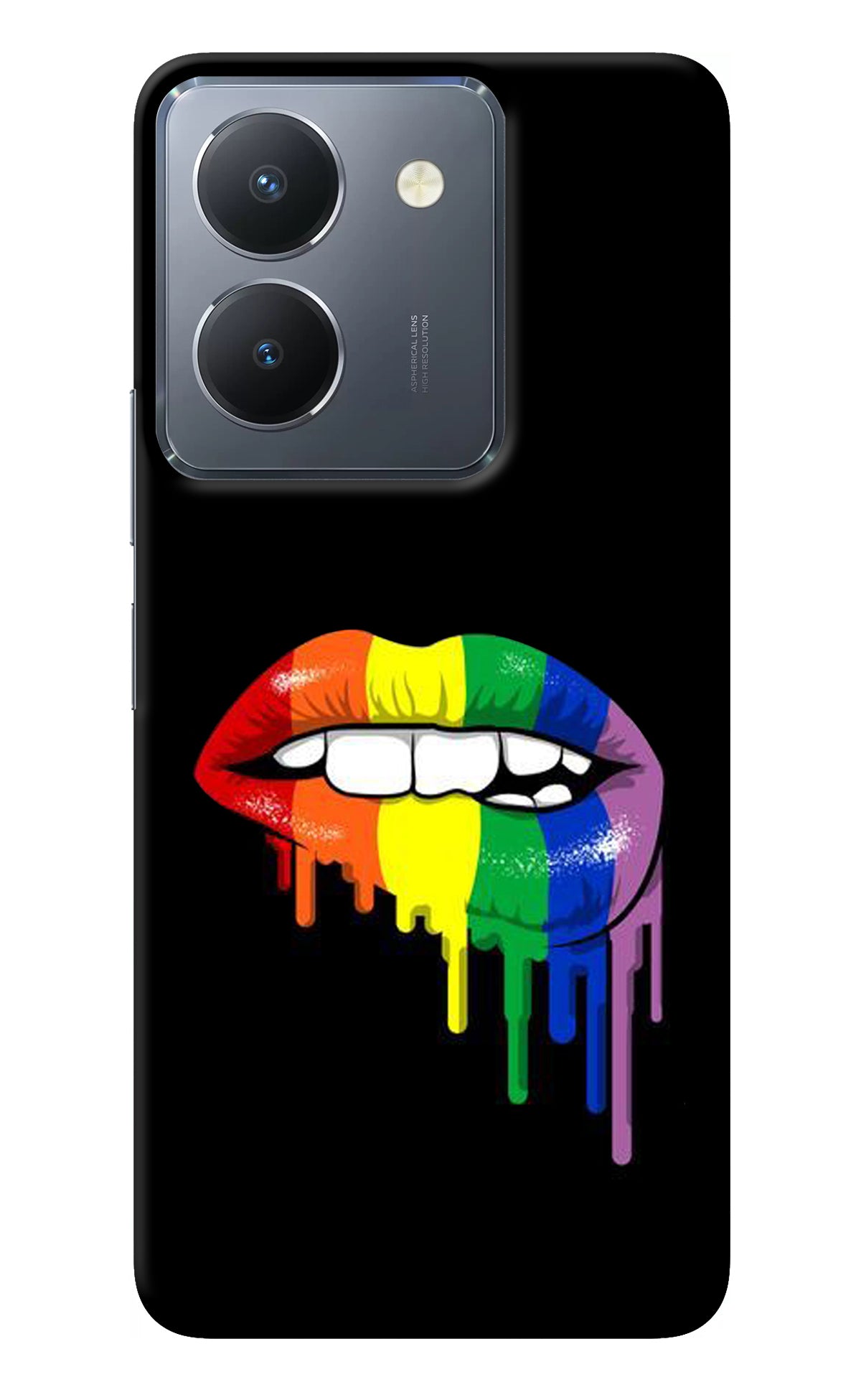 Lips Biting Vivo Y36 Back Cover