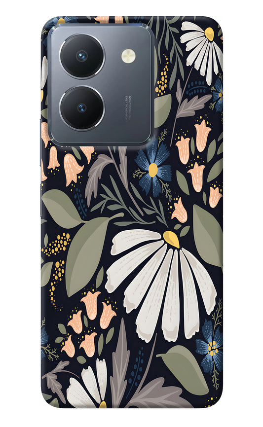 Flowers Art Vivo Y36 Back Cover