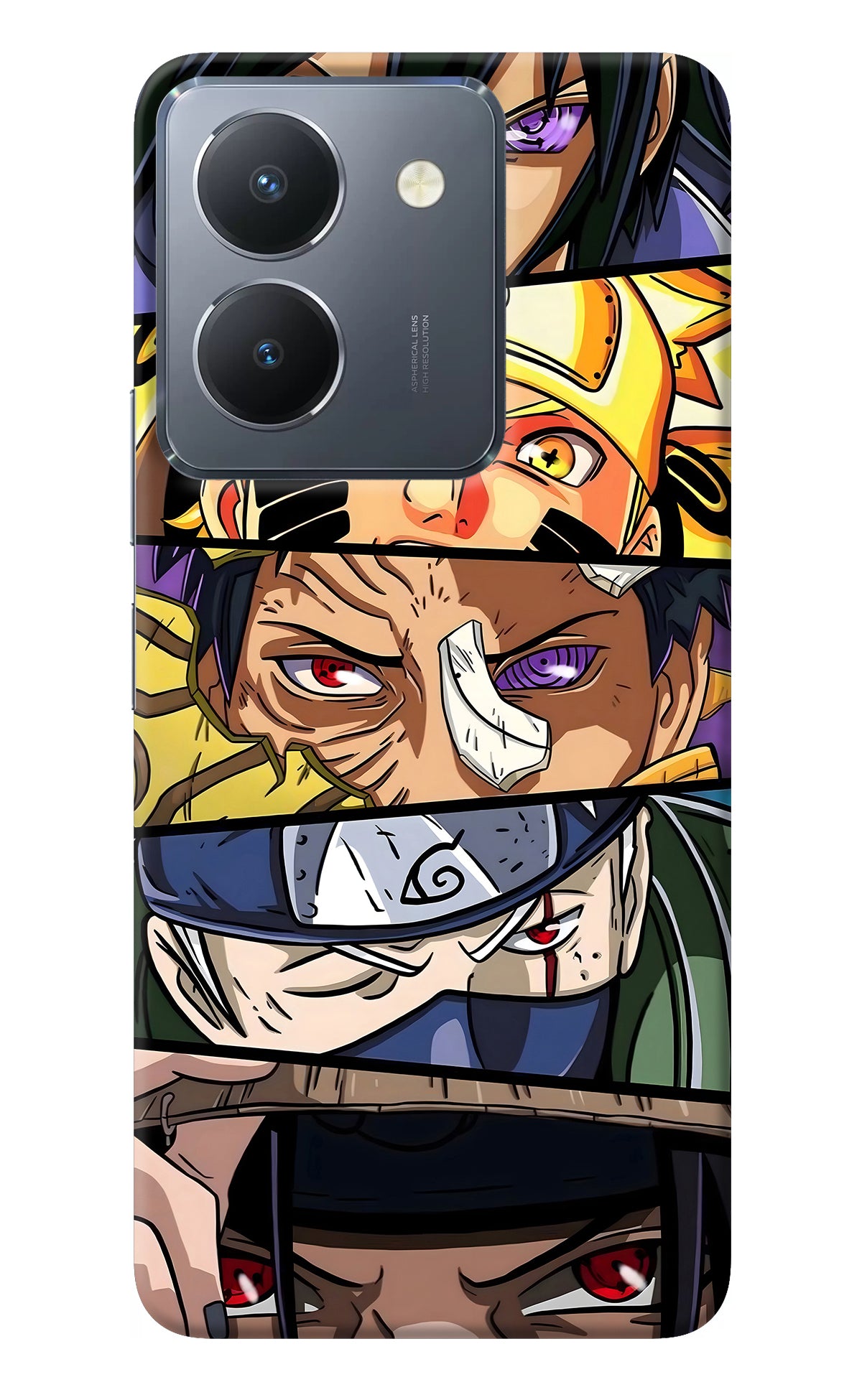 Naruto Character Vivo Y36 Back Cover