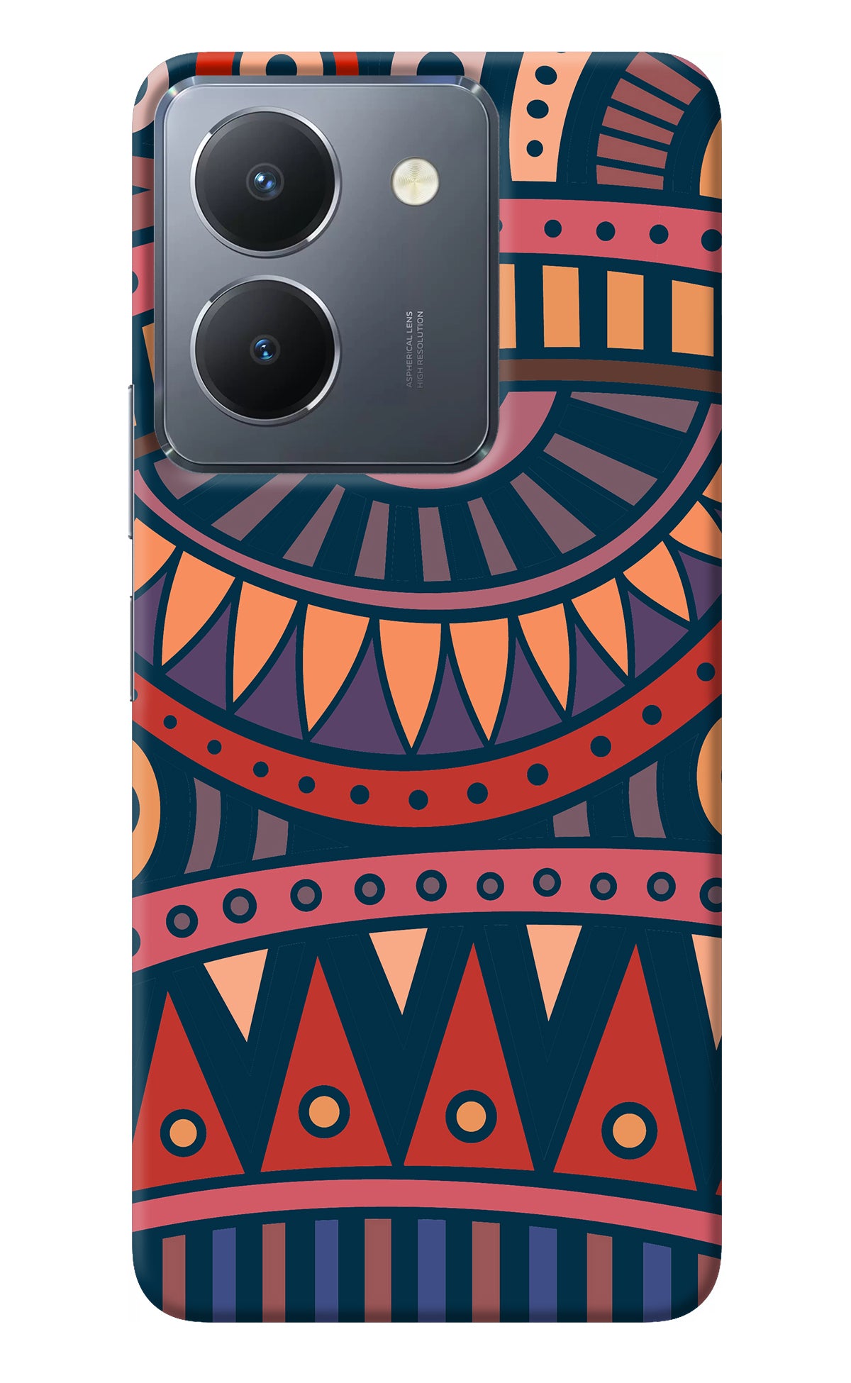 African Culture Design Vivo Y36 Back Cover