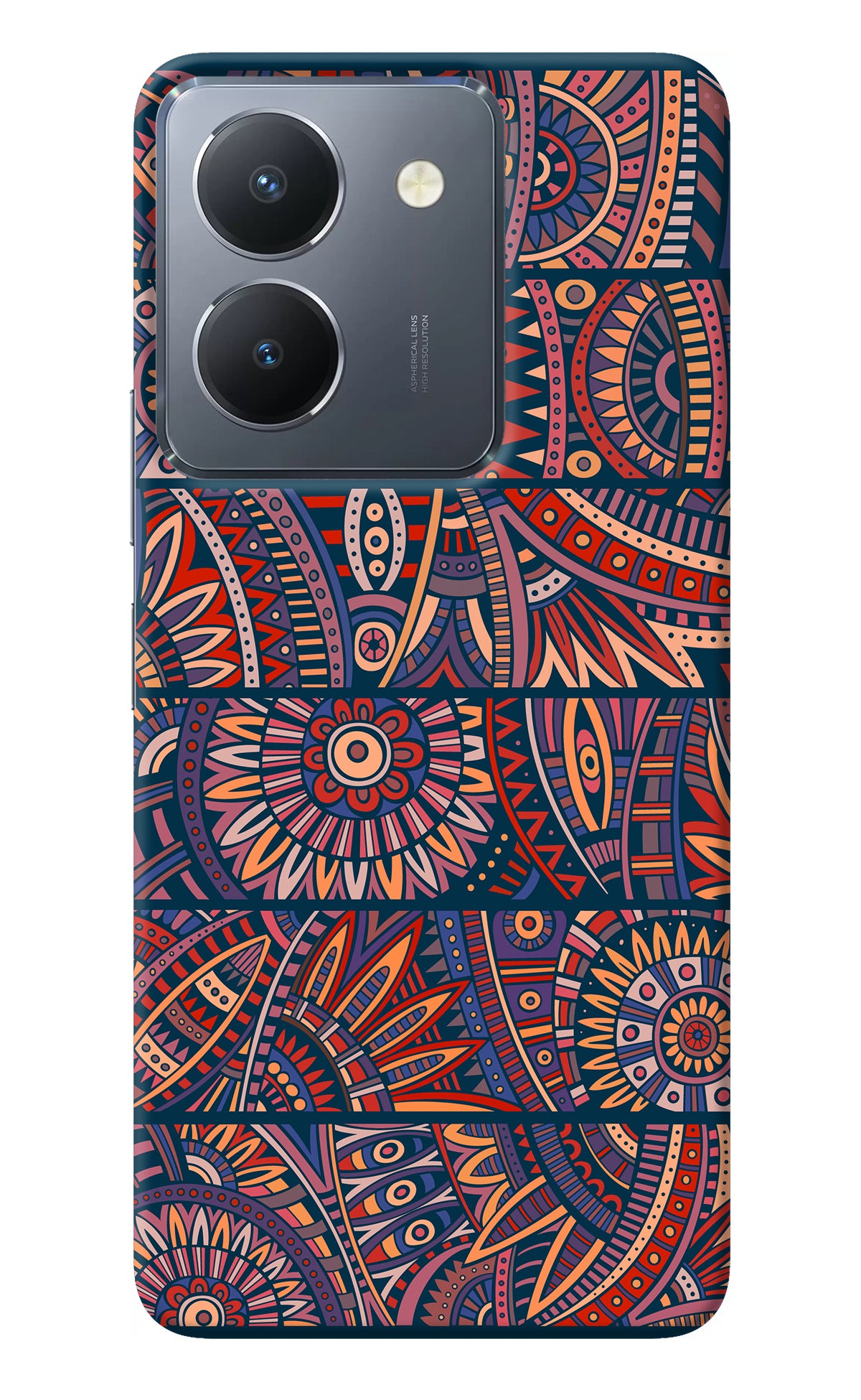 African Culture Design Vivo Y36 Back Cover